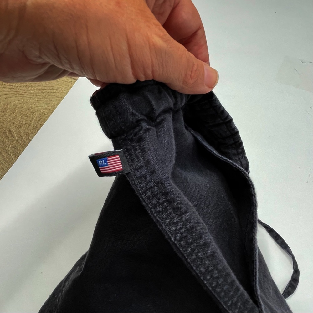 Ralph Lauren Linen Blend Black Skirt - Picture 4 of 6